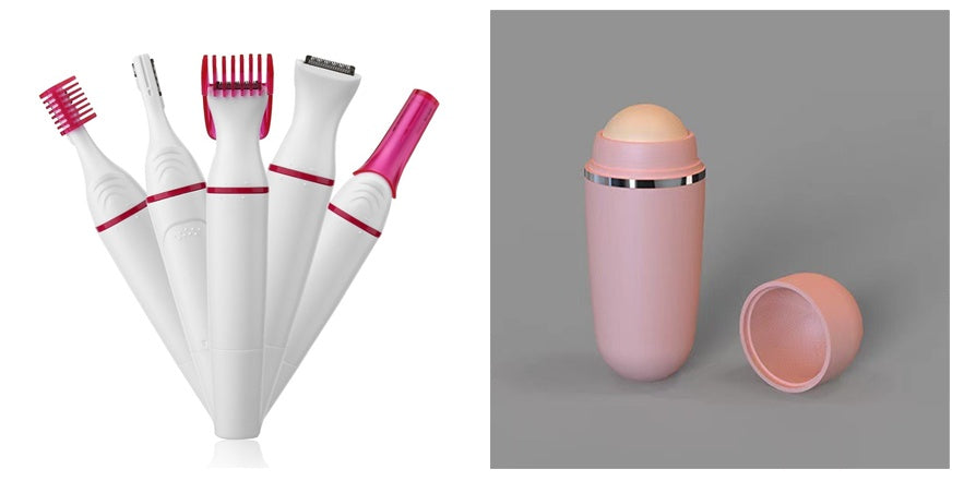 5-in-1 Women’s Hair Removal Shaver – Painless, Portable & Safe for All Skin Types