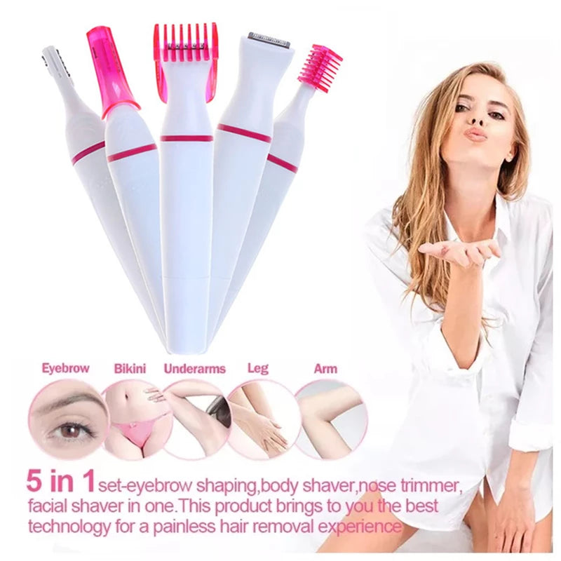 Sweet™ 5-in-1 Painless Hair Removal Device